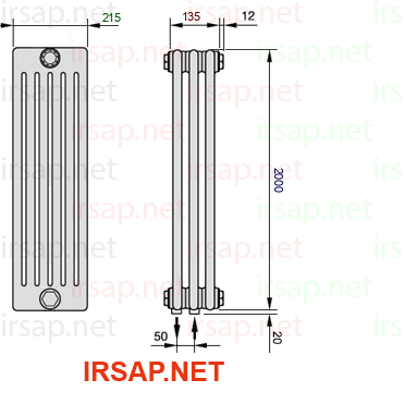 Радиатор IRSAP Tesi 62000/3 T50 CL 01